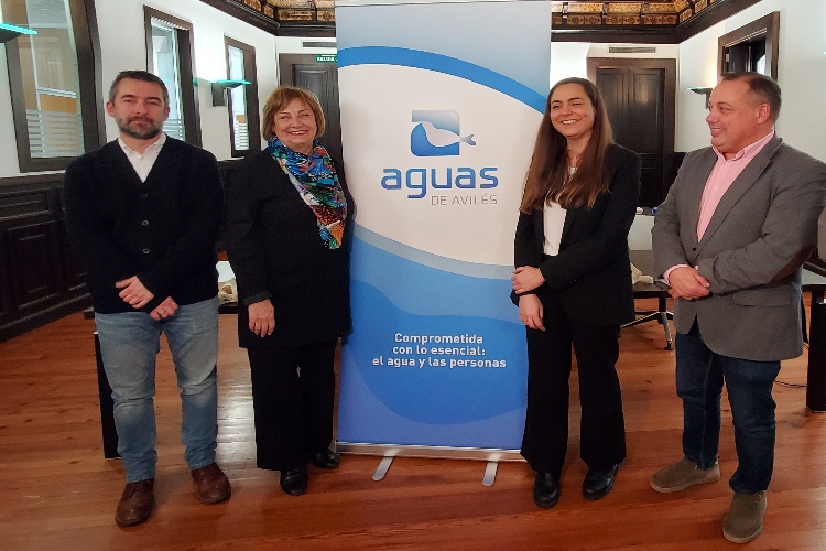 Presentación del nuevo logo de Aguas de Avilés 